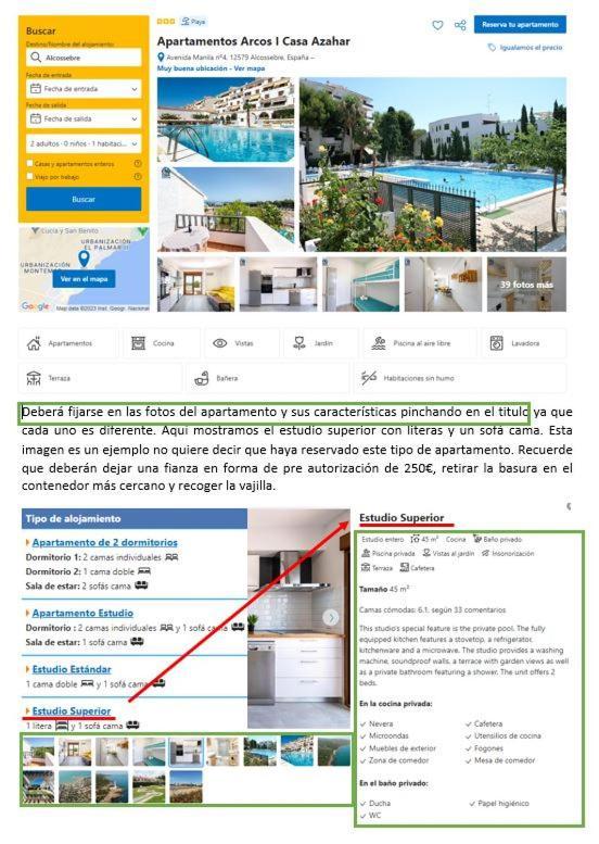 Apartamentos Arcos I Casa Azahar Alcossebre Εξωτερικό φωτογραφία